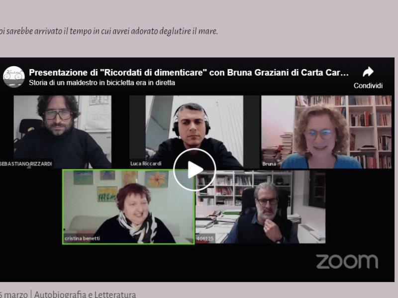 Ricordati di dimenticare – Contributi